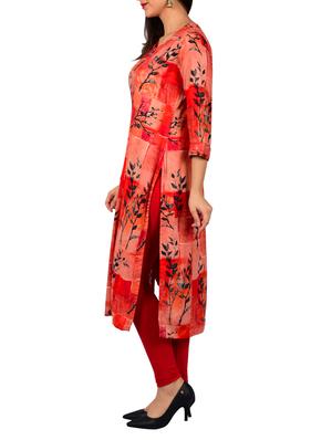 Printed straight kurta - 15610150 - Standard Image - 2
