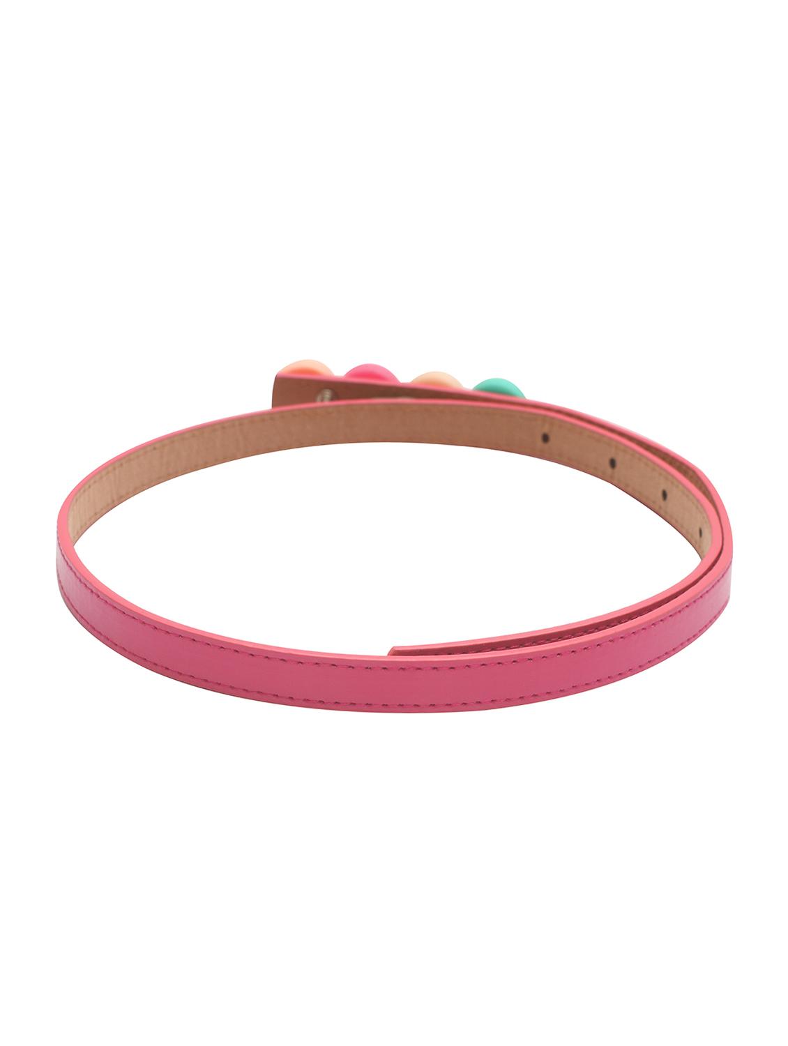 pink leatherette belt - 15610512 - Zoom Image - 2