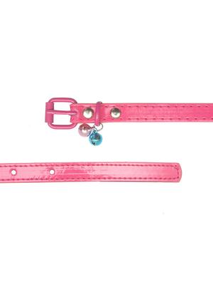 pink leatherette belt - 15610516 - Standard Image - 2