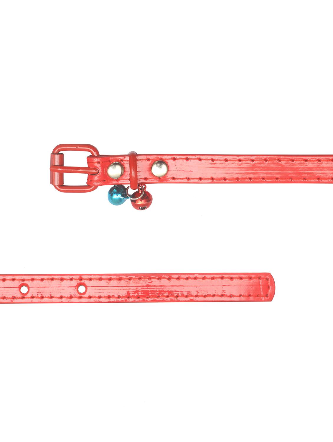red leatherette belt - 15610520 - Zoom Image - 2