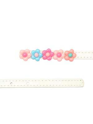 white leatherette belt - 15610525 - Standard Image - 2