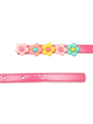 pink leatherette belt - 15610528 - Standard Image - 2