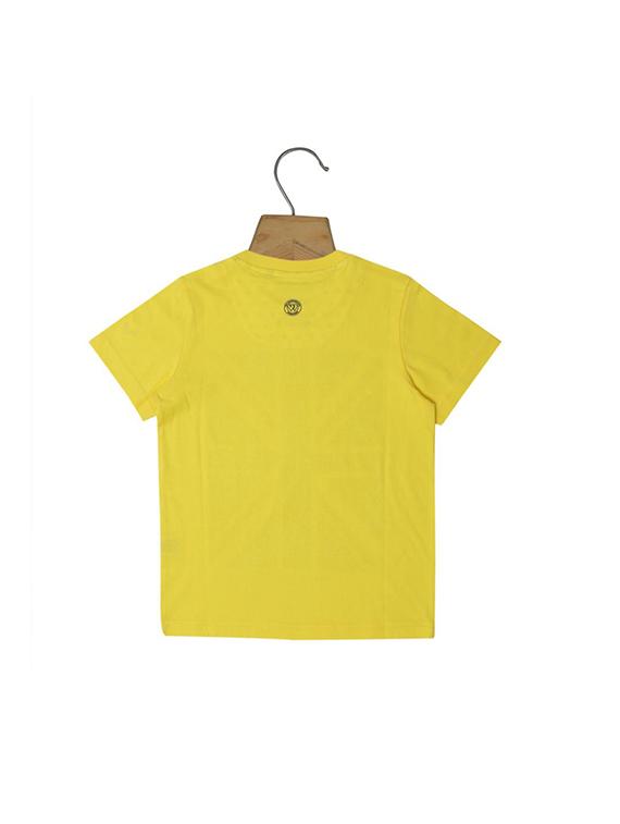 yellow cotton blend tshirt - 15610572 - Zoom Image - 2