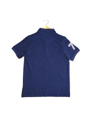 blue cotton blend tshirt - 15610573 - Standard Image - 2