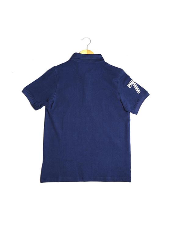 blue cotton blend tshirt - 15610573 - Zoom Image - 2