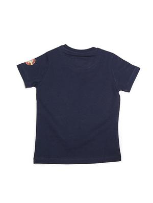 blue cotton blend tshirt - 15610588 - Standard Image - 2