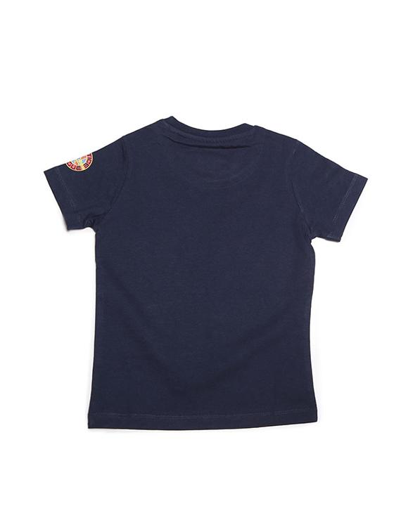 blue cotton blend tshirt - 15610588 - Zoom Image - 2