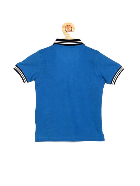 blue cotton tshirt - 15610602 - Zoom Image - 2