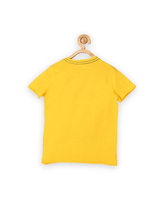 yellow cotton tshirt - 15610610 - Zoom Image - 2
