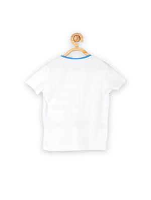 white cotton t-shirt with jacket - 15610611 - Standard Image - 2