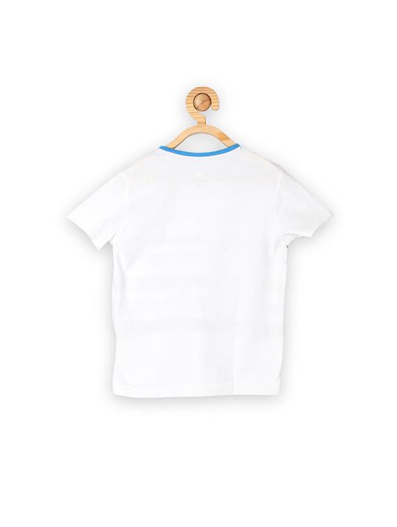 white cotton t-shirt with jacket - 15610611 - Zoom Image - 2