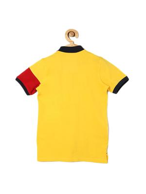 yellow cotton blend tshirt - 15610622 - Standard Image - 2