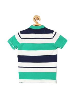 green cotton blend tshirt - 15610624 - Standard Image - 2