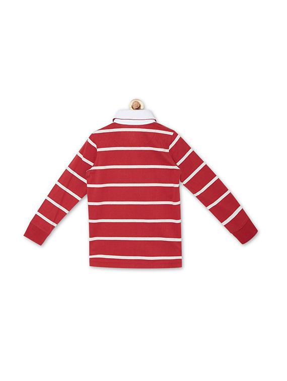 red cotton blend tshirt - 15610641 - Zoom Image - 2