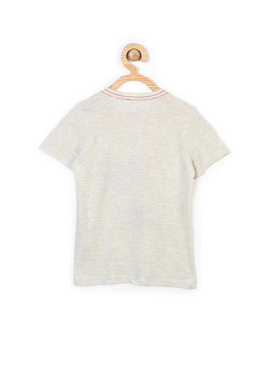 grey cotton blend tshirt - 15610644 - Zoom Image - 2