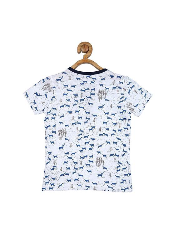 blue cotton tshirt - 15610646 - Zoom Image - 2