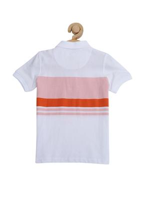 white cotton blend tshirt - 15610652 - Standard Image - 2