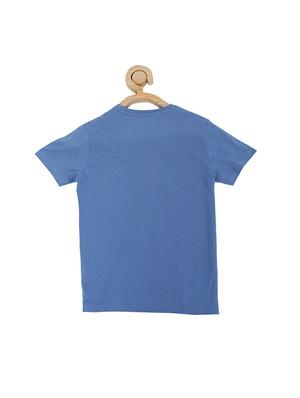 blue cotton blend tshirt - 15610653 - Standard Image - 2