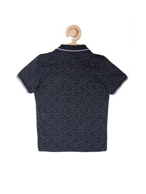 navy blue cotton blend tshirt - 15610654 - Standard Image - 2