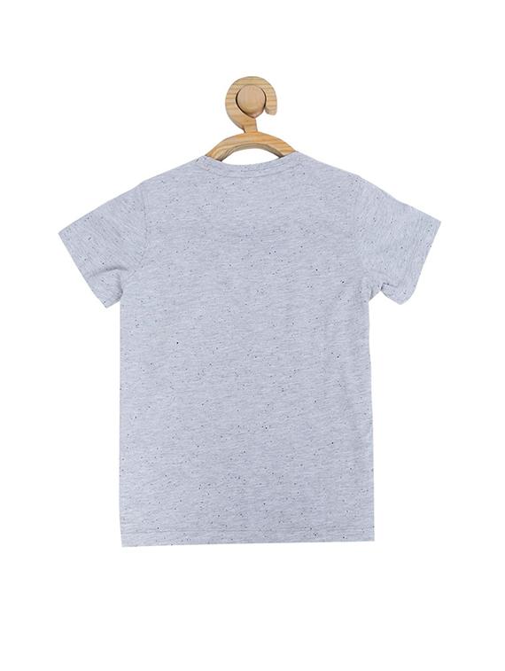 grey cotton blend tshirt - 15610660 - Zoom Image - 2