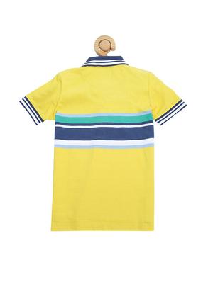 yellow cotton blend tshirt - 15610662 - Standard Image - 2