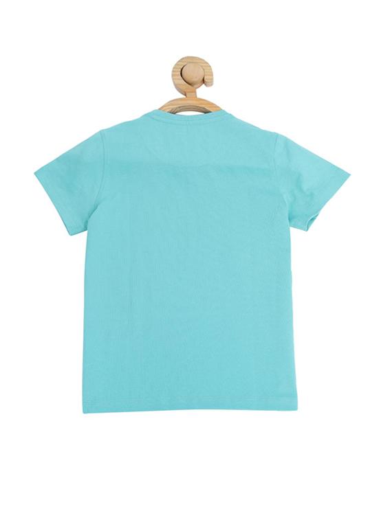 blue cotton blend tshirt - 15610664 - Zoom Image - 2