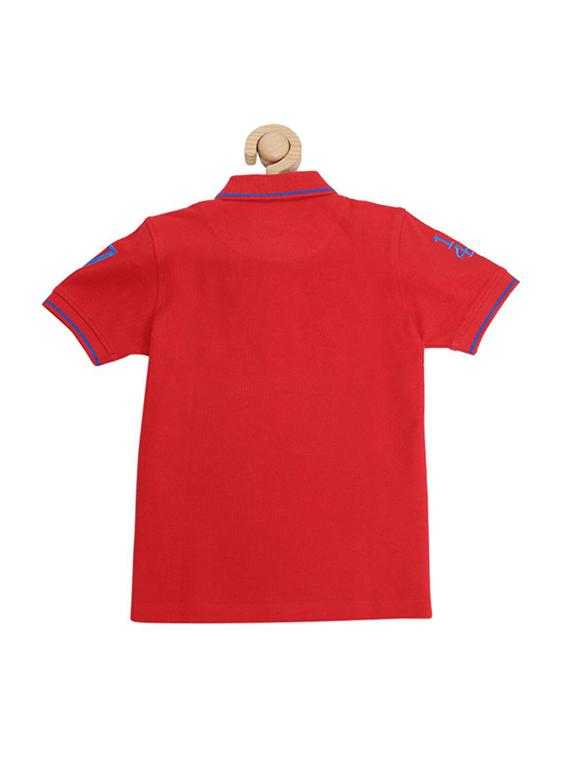 red cotton blend tshirt - 15610671 - Zoom Image - 2