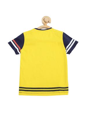 yellow cotton blend tshirt - 15610672 - Standard Image - 2