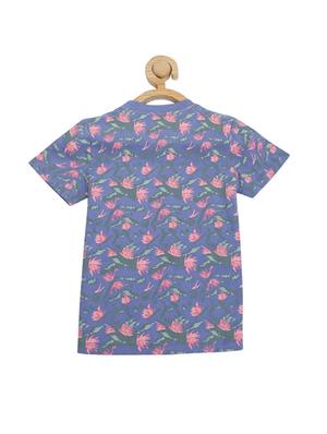 blue cotton blend tshirt - 15610679 - Standard Image - 2