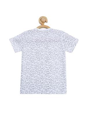 white cotton blend tshirt - 15610681 - Standard Image - 2