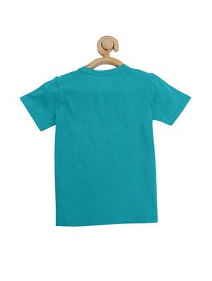 blue cotton blend tshirt - 15610682 - Standard Image - 2