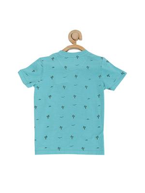 blue cotton blend tshirt - 15610684 - Standard Image - 2