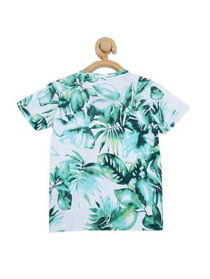 green cotton blend tshirt - 15610686 - Standard Image - 2