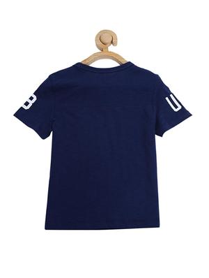 navy blue cotton blend tshirt - 15610687 - Standard Image - 2