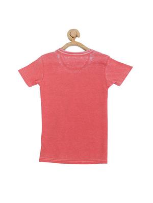 red cotton blend tshirt - 15610688 - Standard Image - 2