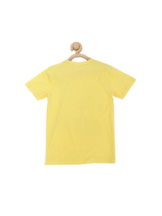 yellow cotton blend tshirt - 15610689 - Zoom Image - 2
