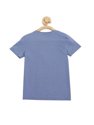 blue cotton blend tshirt - 15610690 - Standard Image - 2