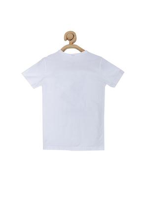 white cotton blend tshirt - 15610691 - Standard Image - 2