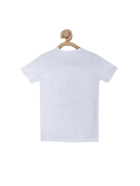 white cotton blend tshirt - 15610691 - Zoom Image - 2