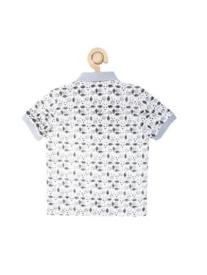 white cotton blend tshirt - 15610693 - Standard Image - 2