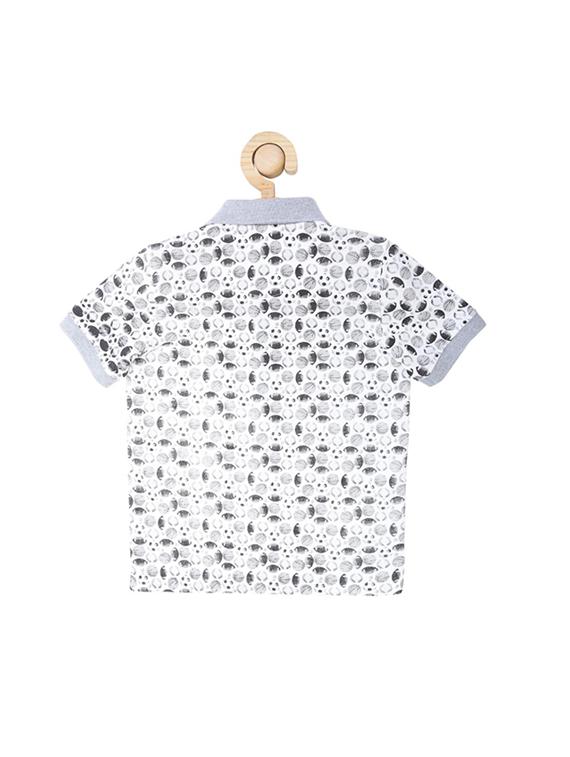 white cotton blend tshirt - 15610693 - Zoom Image - 2