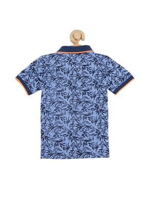 blue cotton blend tshirt - 15610694 - Standard Image - 2
