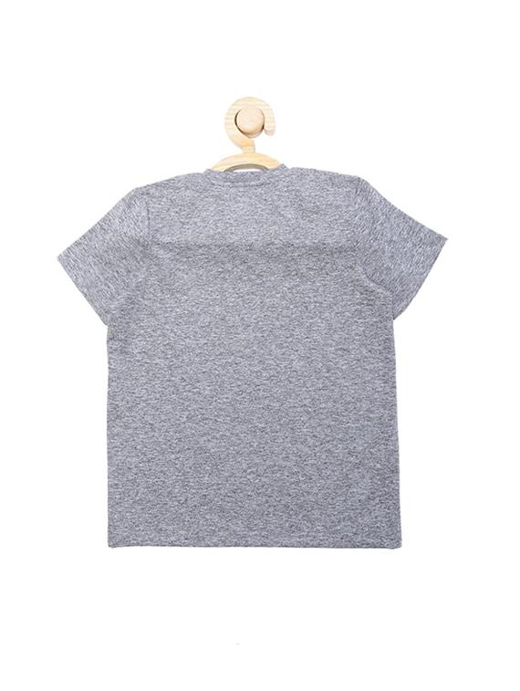 grey cotton blend tshirt - 15610695 - Zoom Image - 2