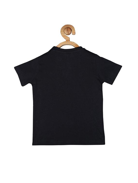 black cotton tshirt - 15610697 - Zoom Image - 2