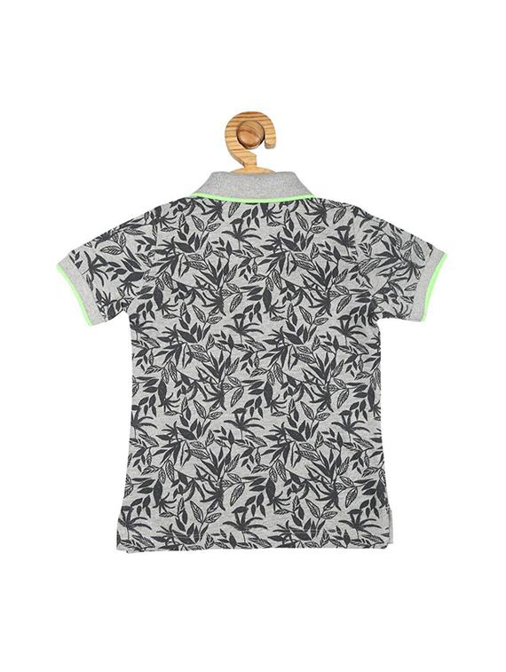 grey cotton blend tshirt - 15610710 - Zoom Image - 2