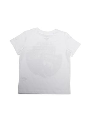 white cotton blend tshirt - 15610712 - Standard Image - 2