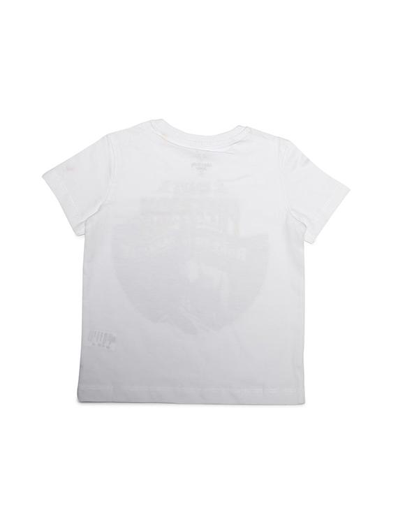 white cotton blend tshirt - 15610712 - Zoom Image - 2
