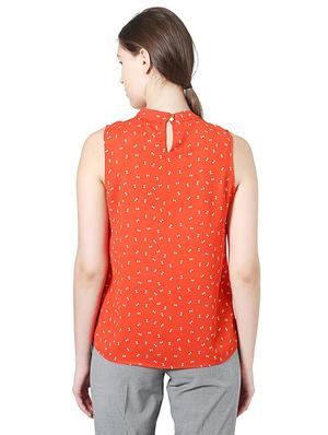 key hole back sleeveless top - 15610751 - Standard Image - 2