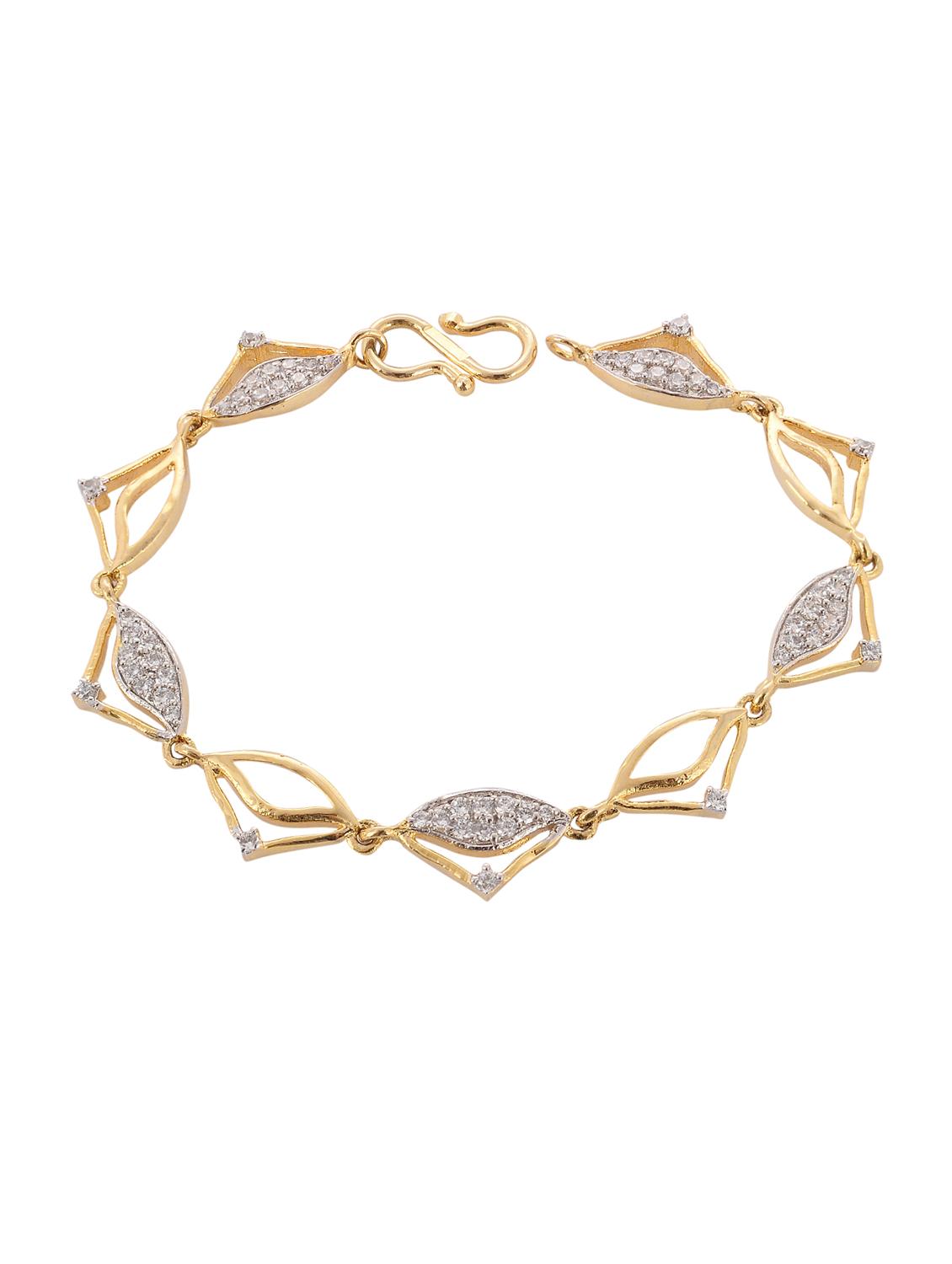 gold tone link bracelets - 15610802 - Zoom Image - 2