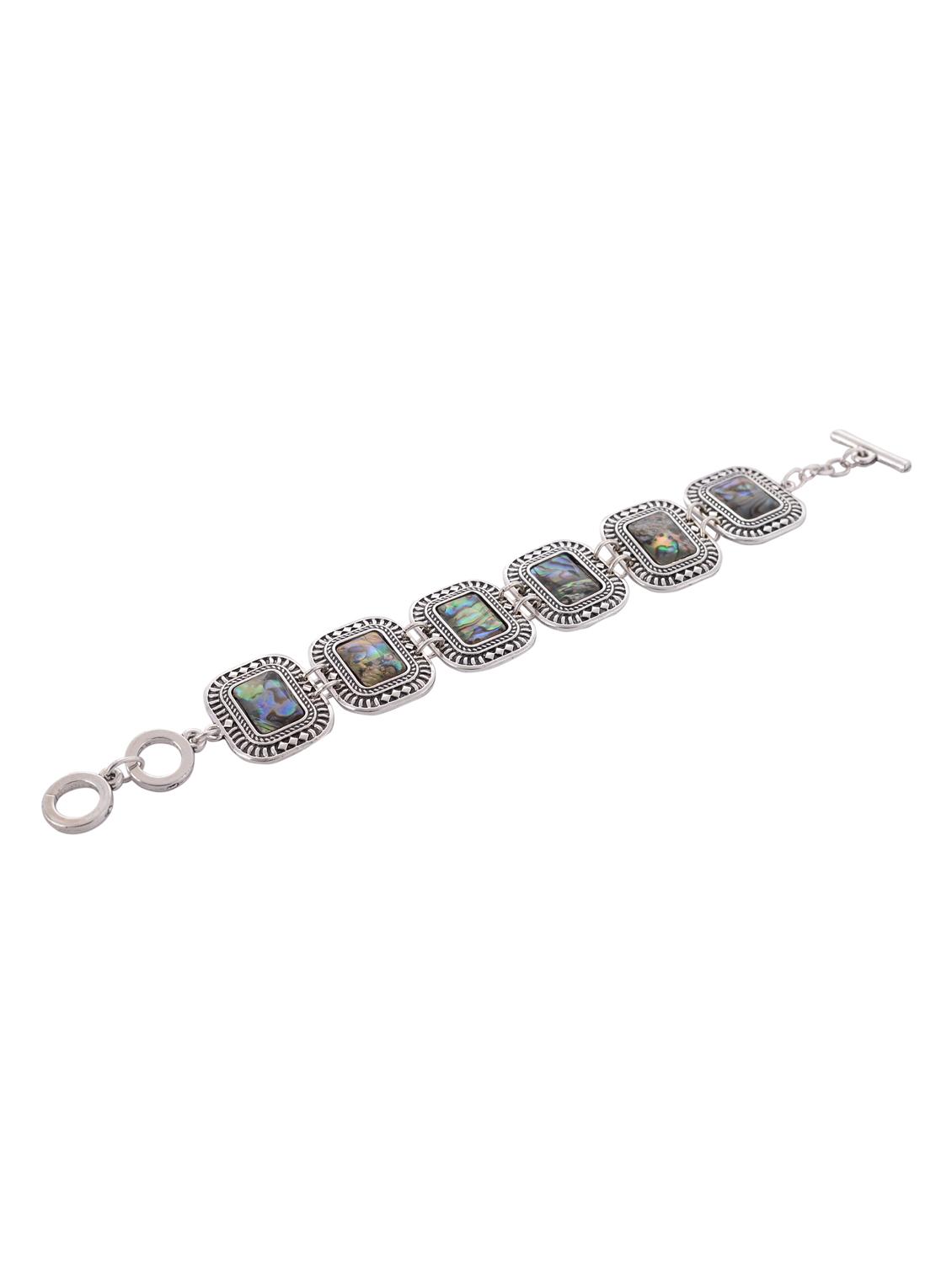 silver metal cuffs bracelet - 15610828 - Zoom Image - 2